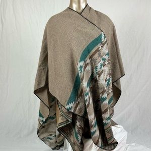 Jess Western Print Shawl